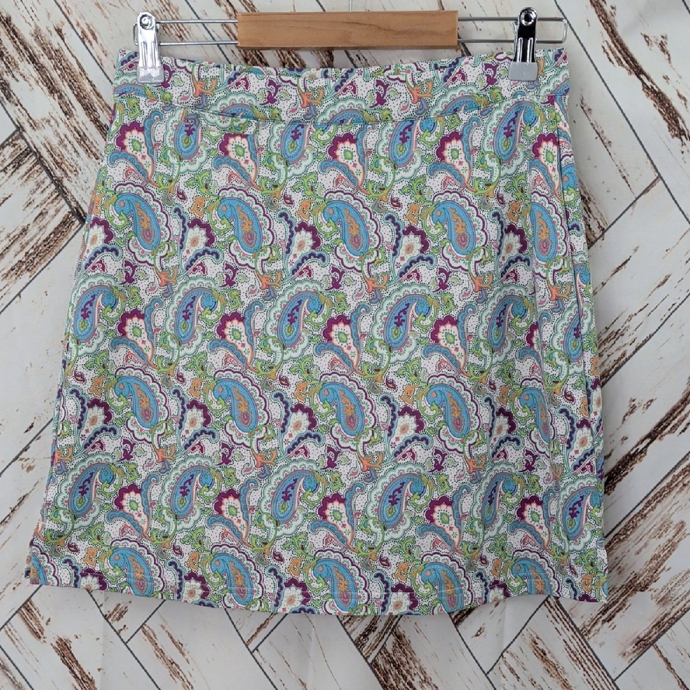 Peter Millar E4 Wicking 50+UPF Multicolor Paisley Skort